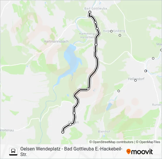 Автобус 247: карта маршрута