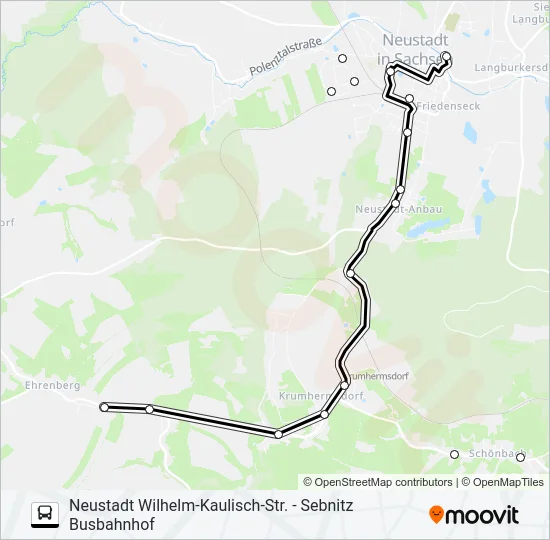 Автобус 267: карта маршрута