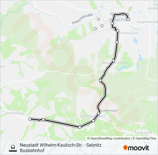 Автобус 267: карта маршрута