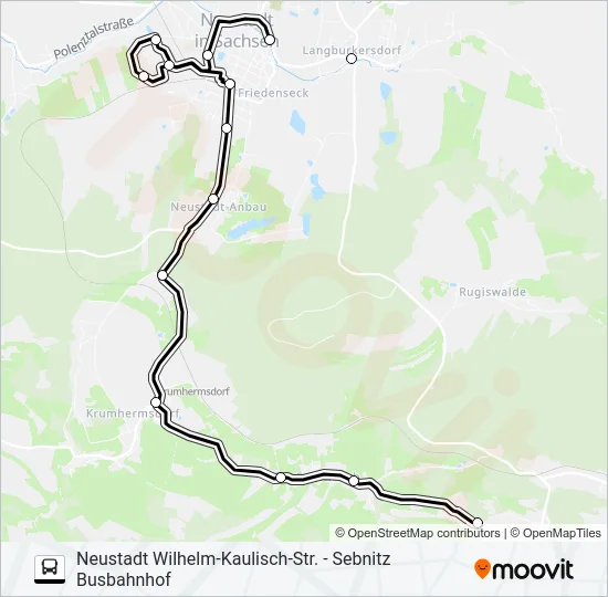 Автобус 267: карта маршрута