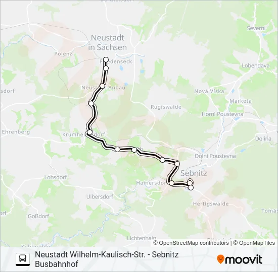 Автобус 267: карта маршрута