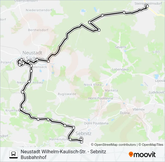 Автобус 267: карта маршрута