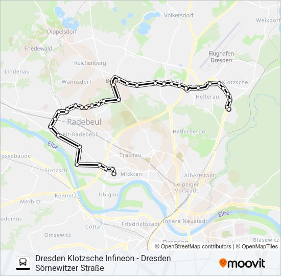 Автобус 72: карта маршрута
