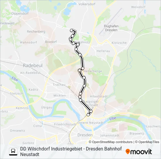 81 Bus Line Map