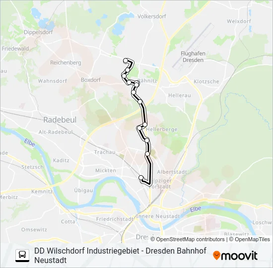 81 Bus Line Map