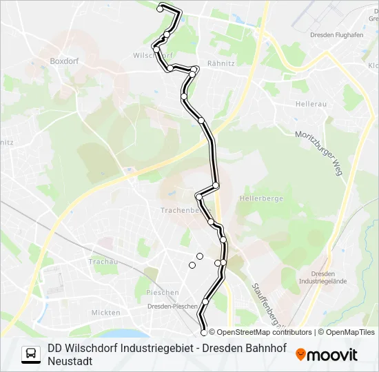 81 Bus Line Map