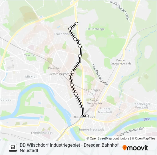 81 Bus Line Map