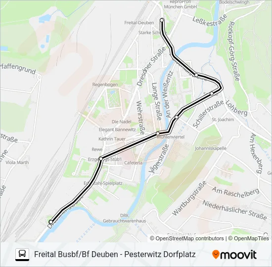 161 Bus Line Map