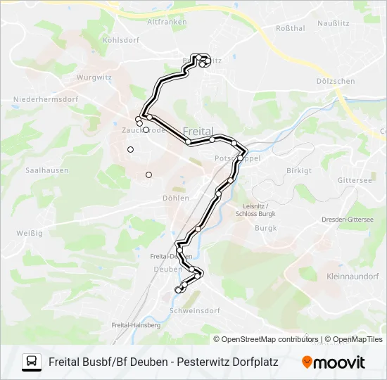 161 Bus Line Map