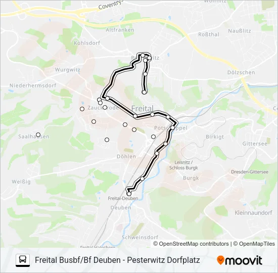 161 Bus Line Map