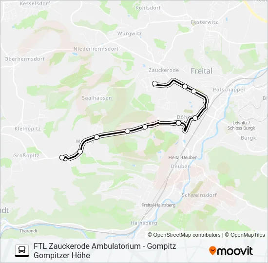 337 Bus Line Map