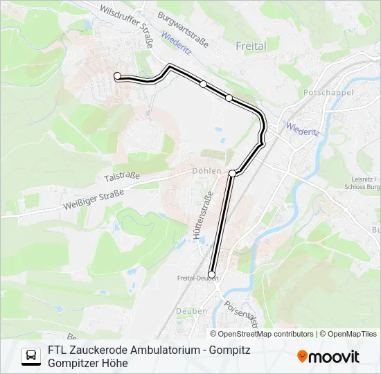 337 Bus Line Map