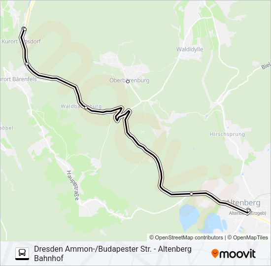 Автобус 360: карта маршрута