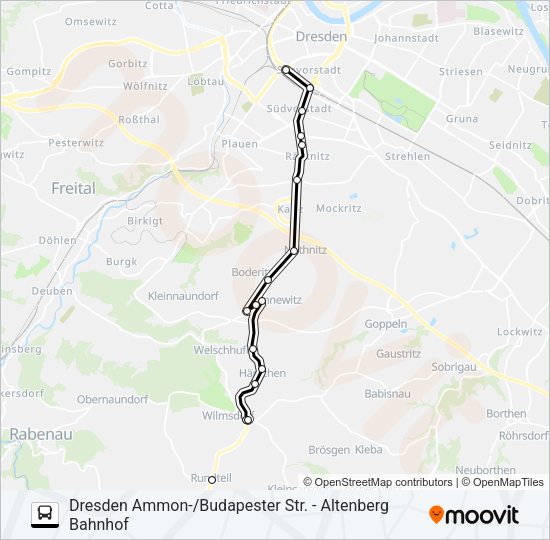 Автобус 360: карта маршрута