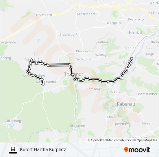Автобус 363: карта маршрута