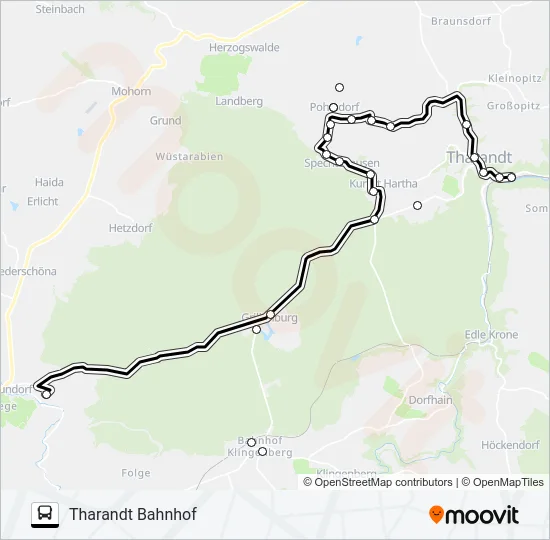 363 Bus Line Map