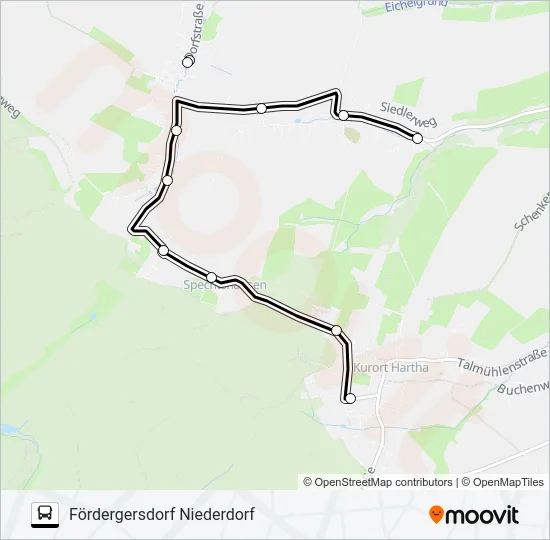 363 Bus Line Map