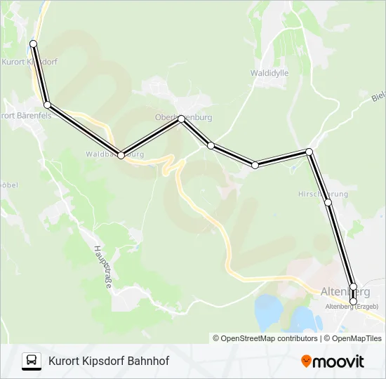 Автобус 374: карта маршрута