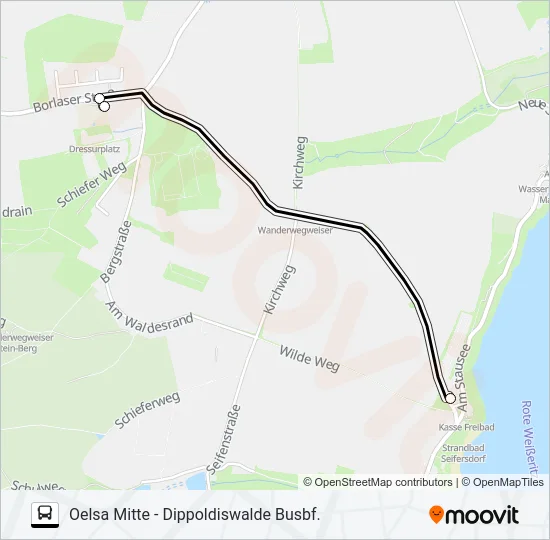 376 Bus Line Map
