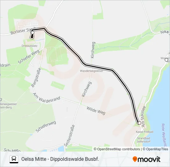 376 Bus Line Map