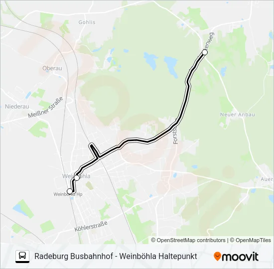 403 Bus Line Map