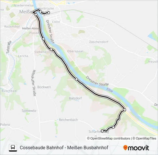 404 Bus Line Map