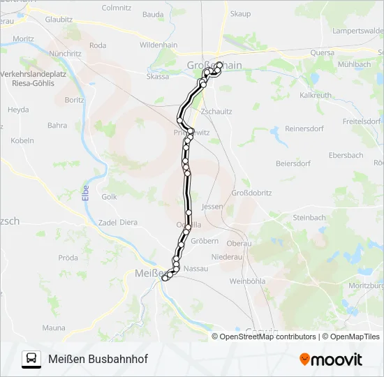 409 Bus Line Map