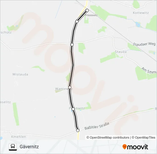 409 Bus Line Map