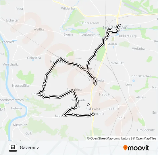 410 Bus Line Map