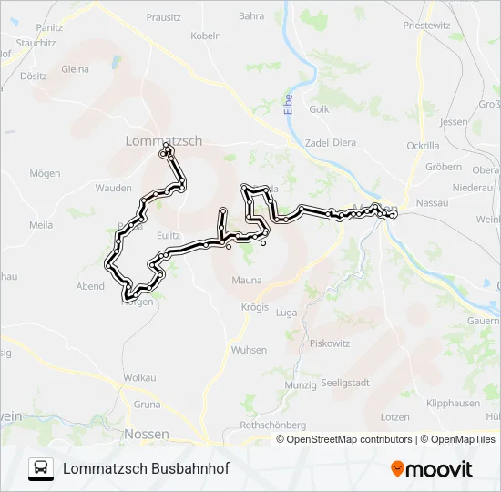 417 Bus Line Map