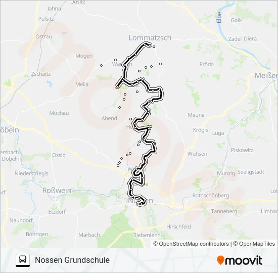 420 Bus Line Map