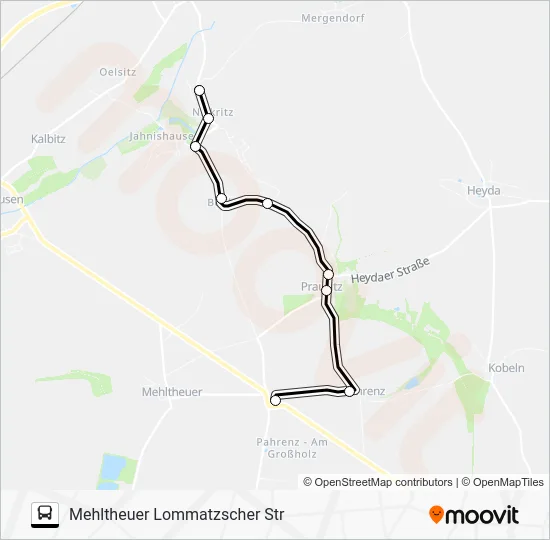 Автобус 430: карта маршрута