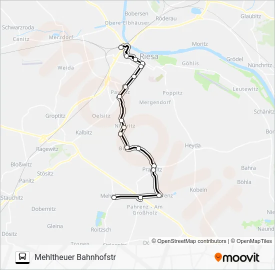 Автобус 430: карта маршрута
