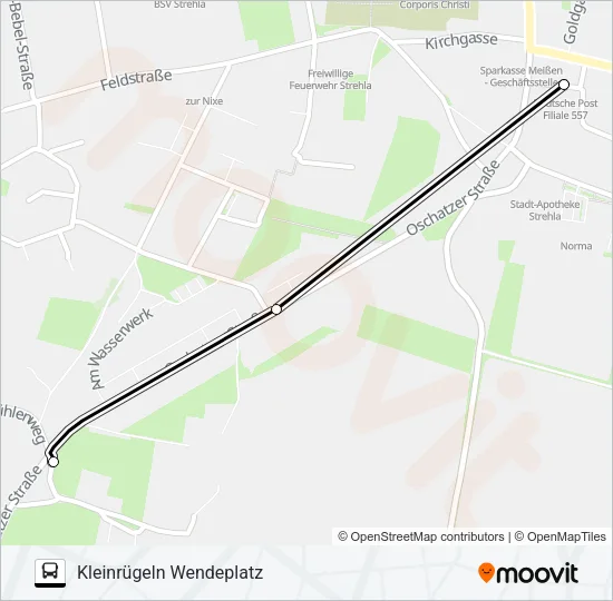 433 Bus Line Map
