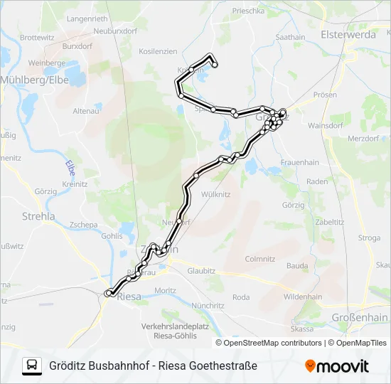 439 Bus Line Map