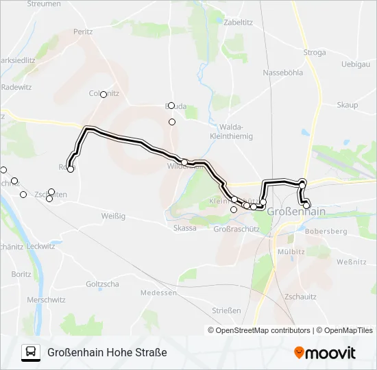 451 Bus Line Map
