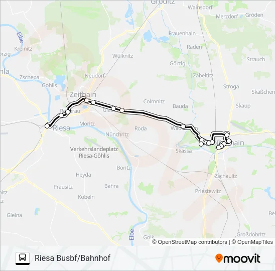 451 Bus Line Map