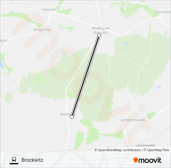 453 Bus Line Map