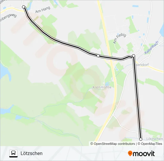 456 Bus Line Map