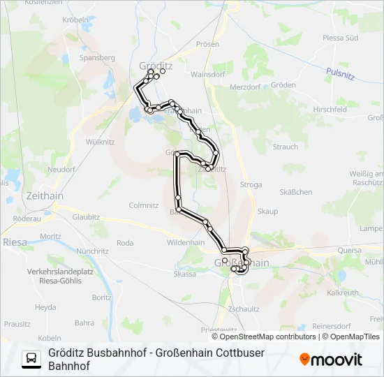461 Bus Line Map