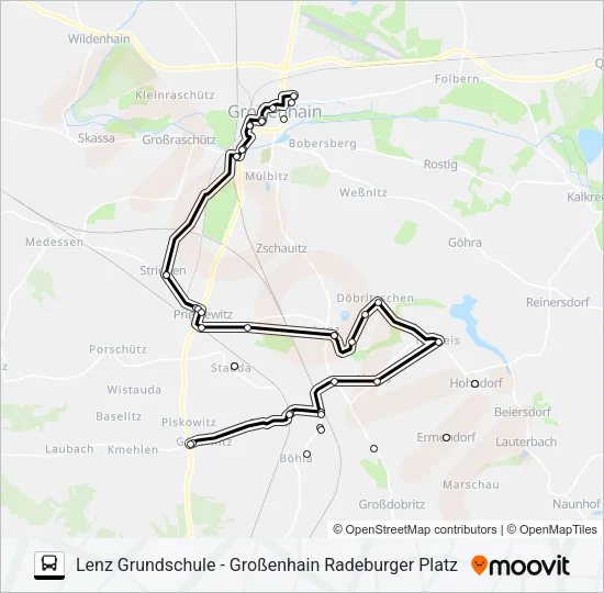 463 Bus Line Map
