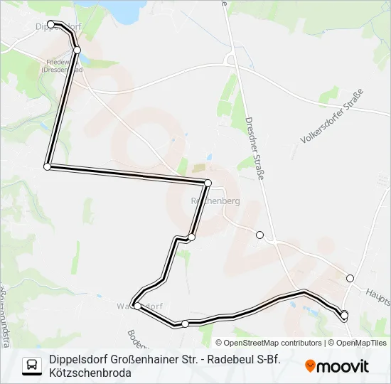 475 Bus Line Map