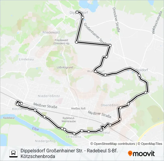 475 Bus Line Map
