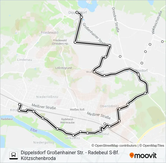475 Bus Line Map
