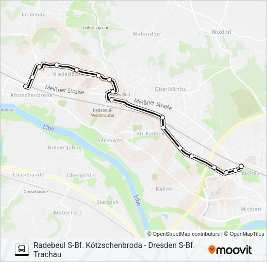 476 Bus Line Map