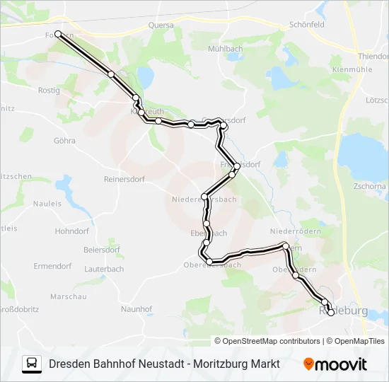 477 Bus Line Map