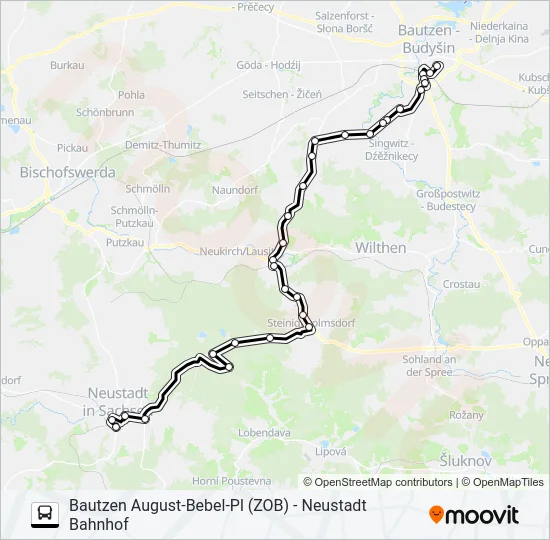 512 Bus Line Map