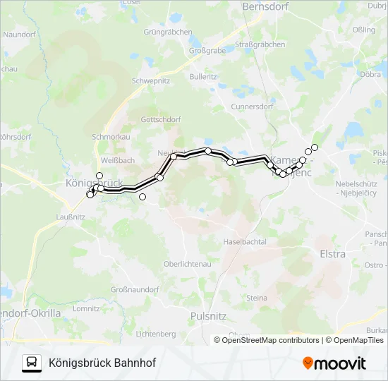 Автобус 533: карта маршрута
