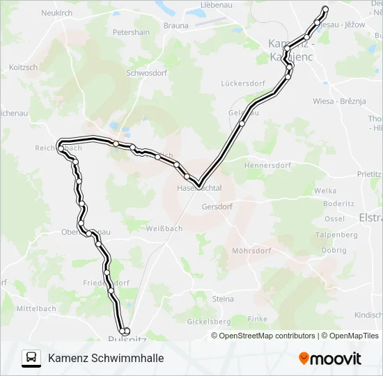 786 Bus Line Map