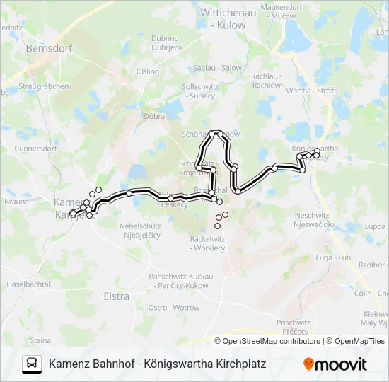 Автобус 791: карта маршрута